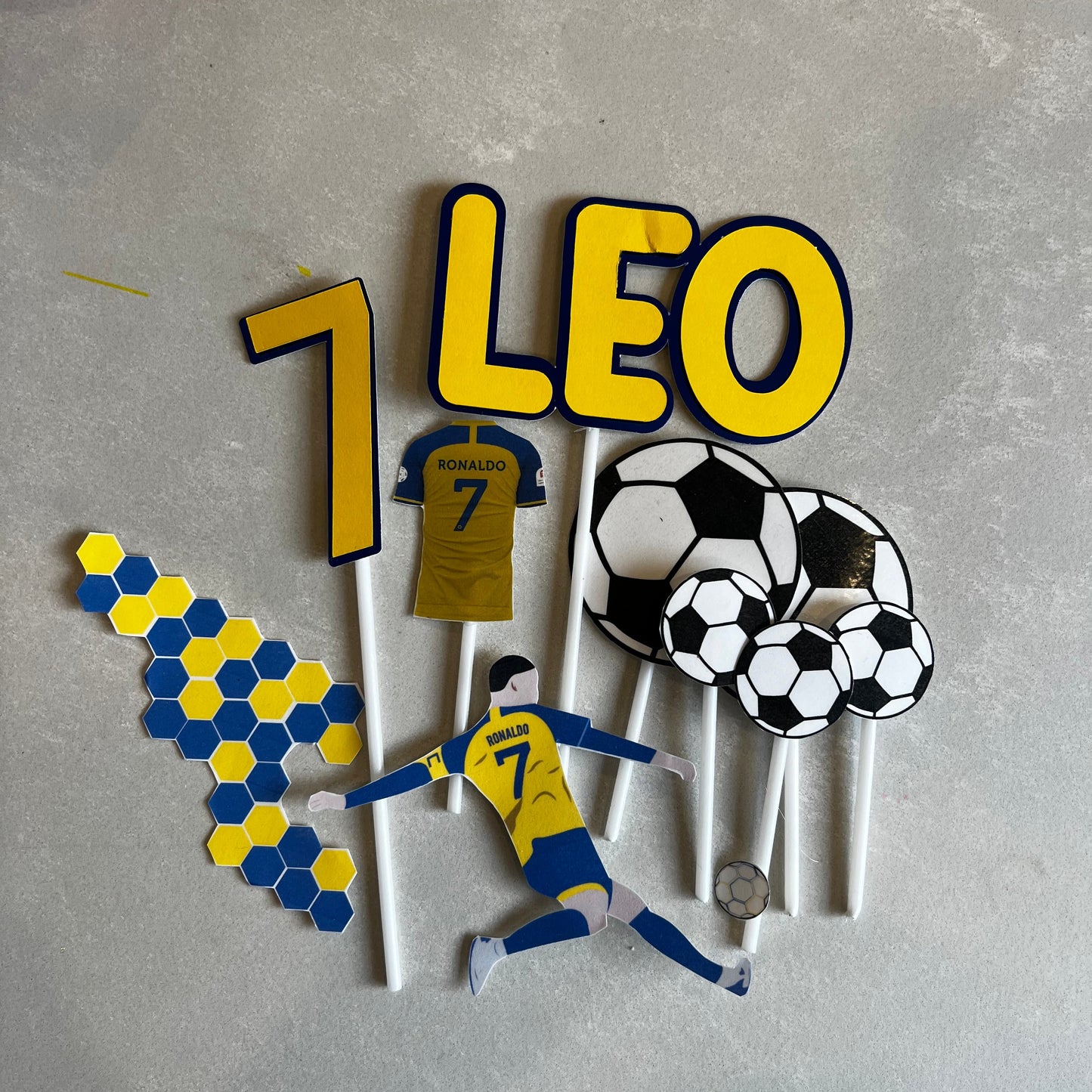 The Soccer Team Cake Topper Pack