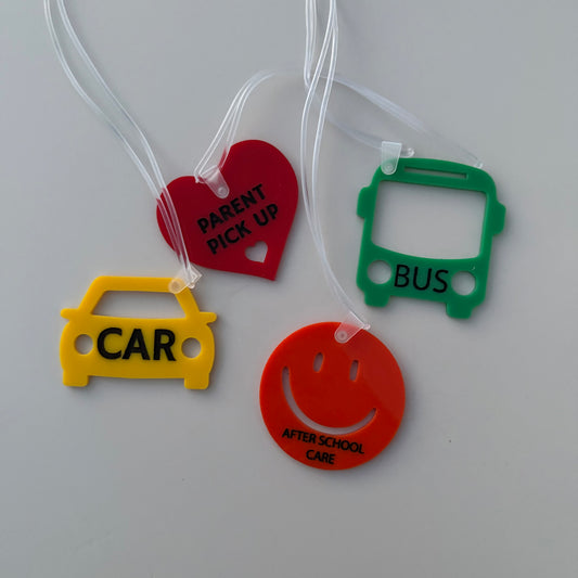 The School Pick Up Tags