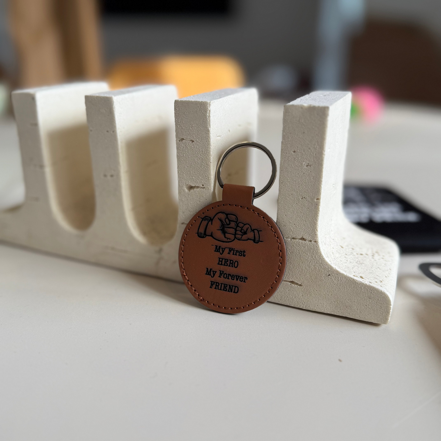 The Leather Key Tag