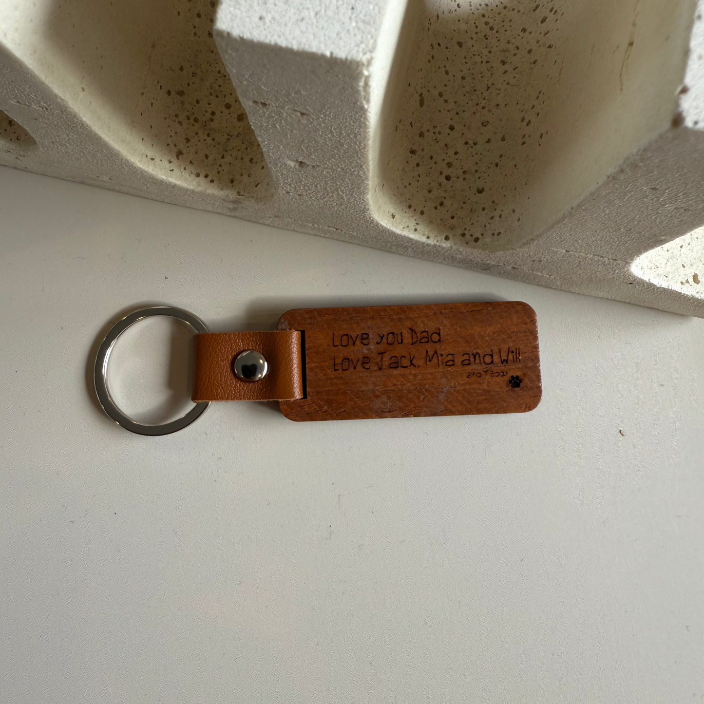 The Leather Key Tag