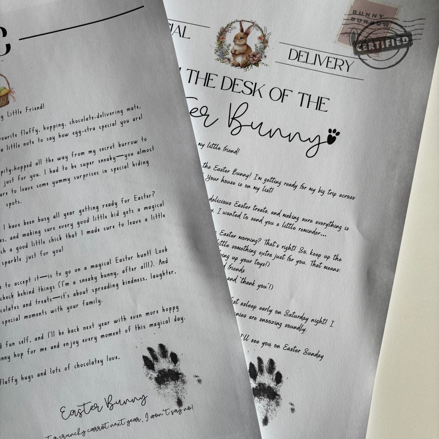 The Letter from the Easter Bunny