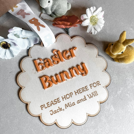 The Easter Bunny Stop Here Sign