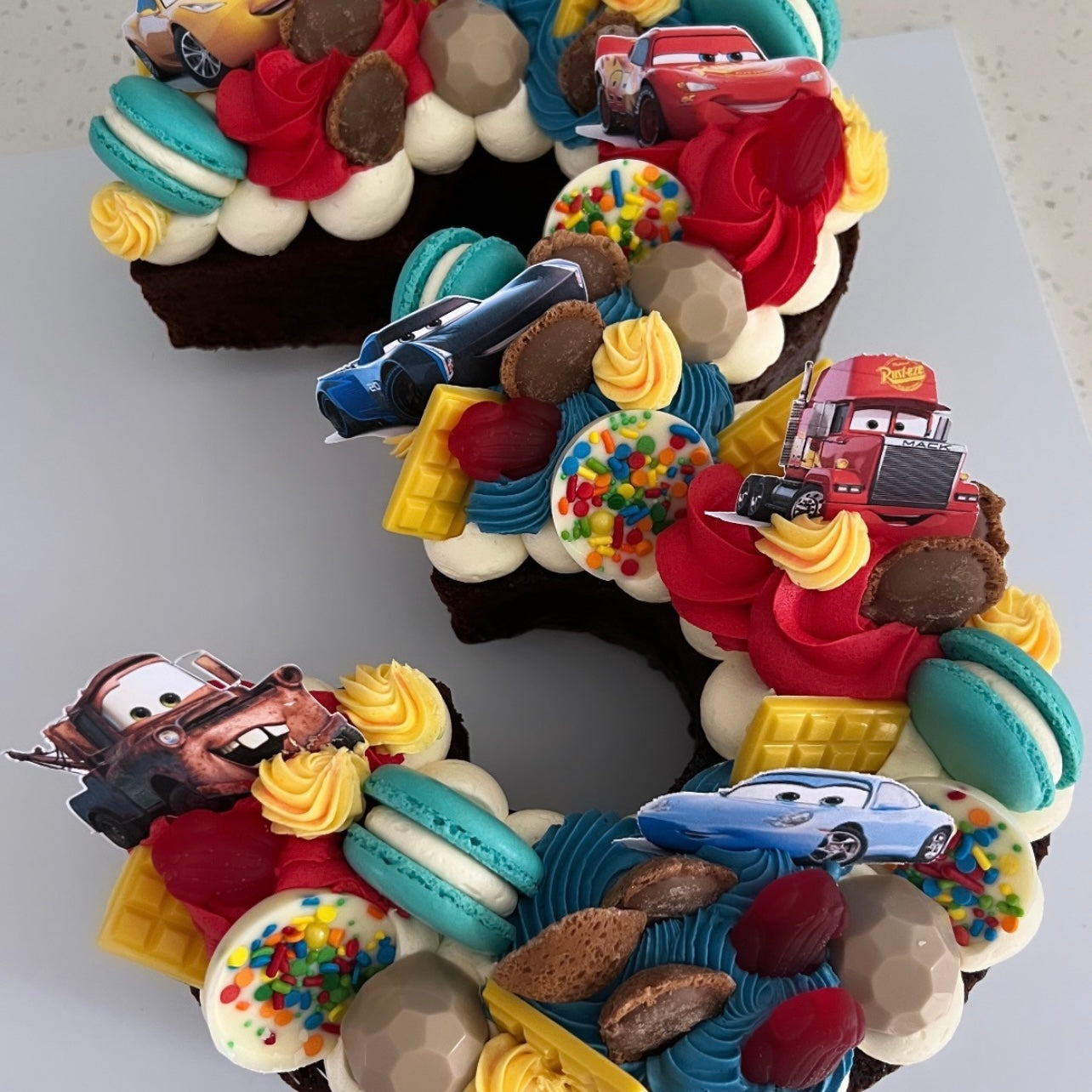 The Card-stock Cake Topper