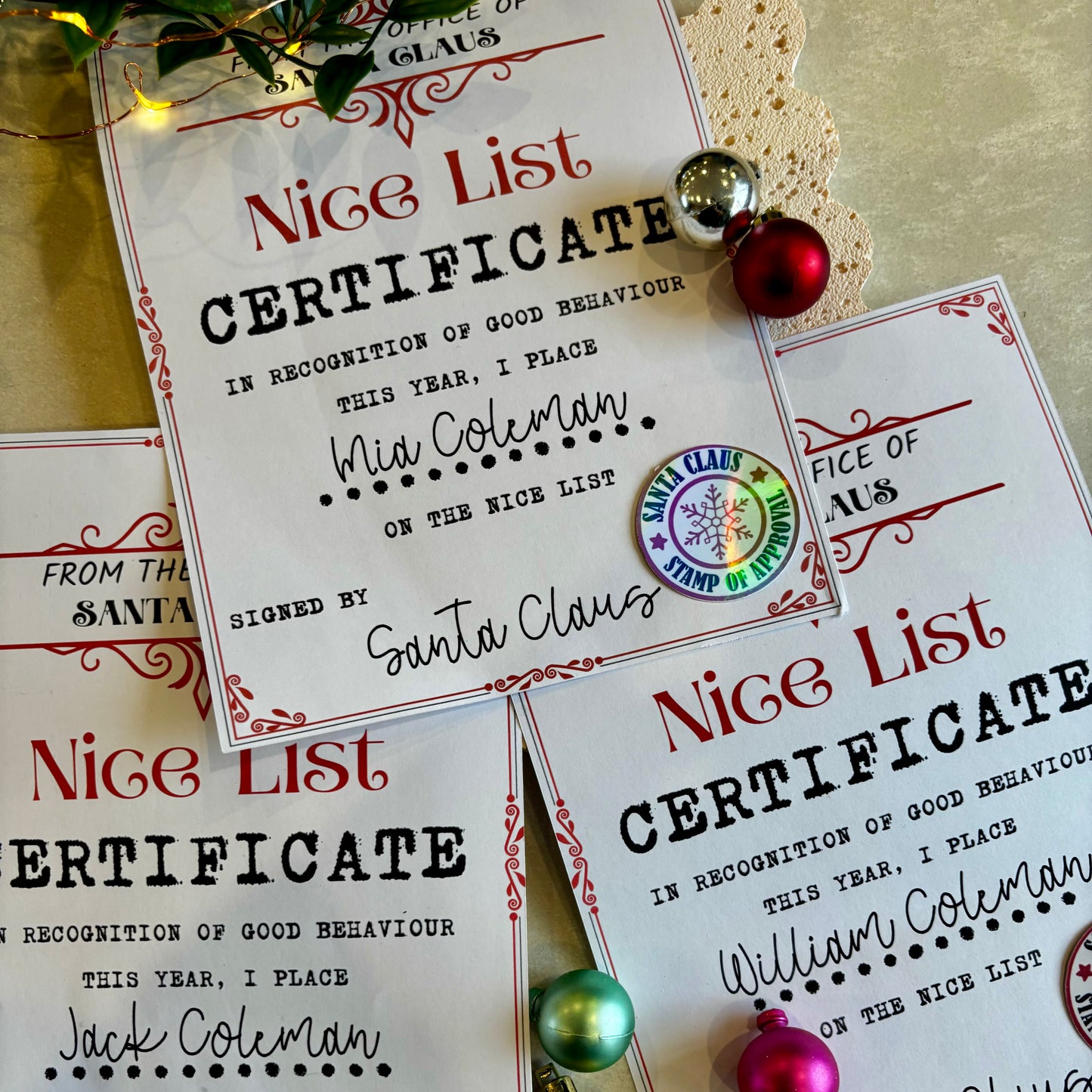 The Letter from Santa