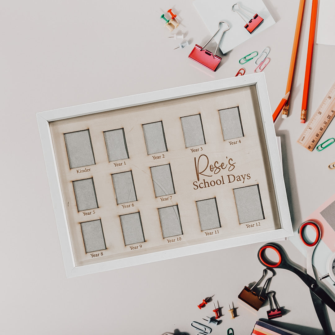 The School Days Photo Frame
