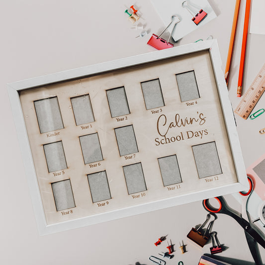 The School Days Photo Frame