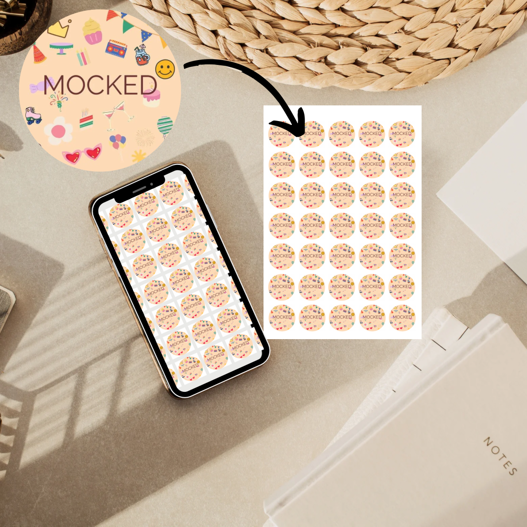 The Business Logo Sticker