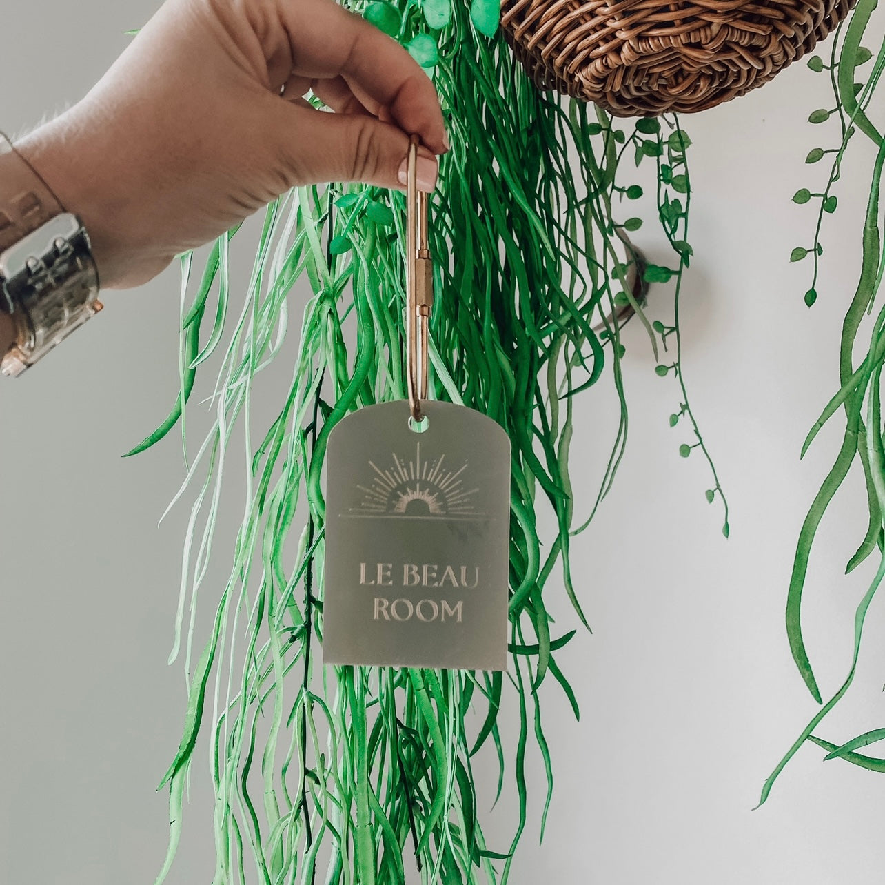 The Acrylic Business Key Tag