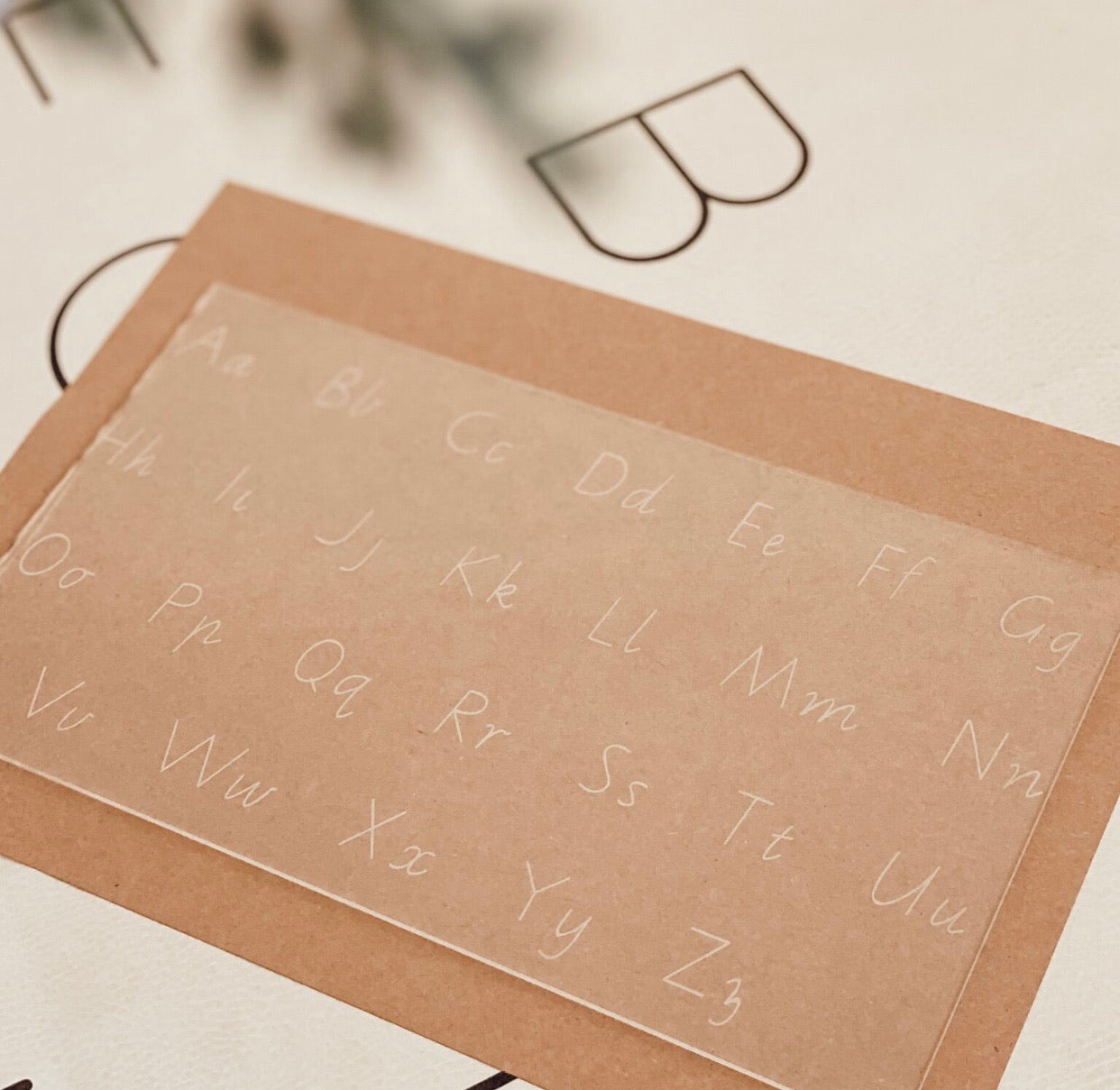 The Wipeable ABC and Number Boards