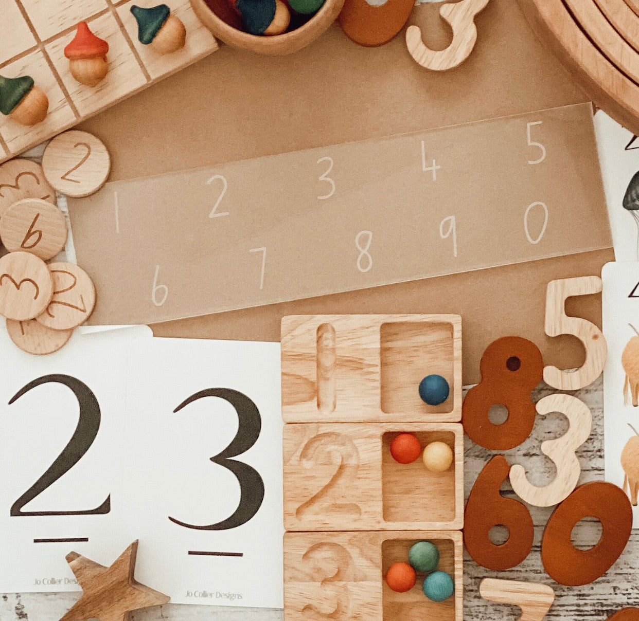 The Wipeable ABC and Number Boards