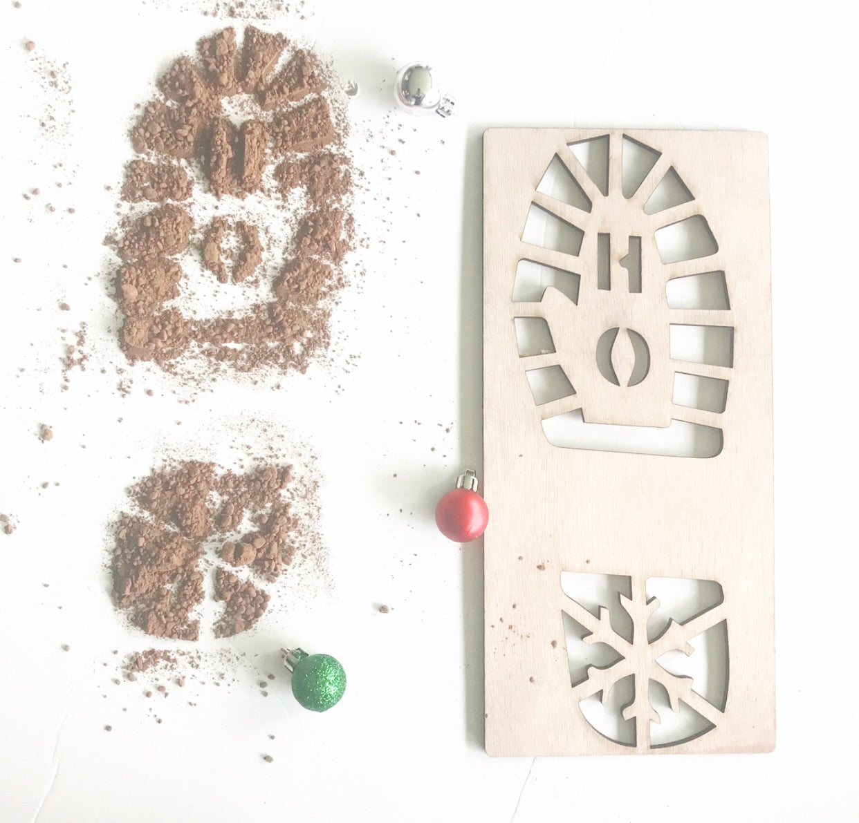 The Santa Footprint Stencil