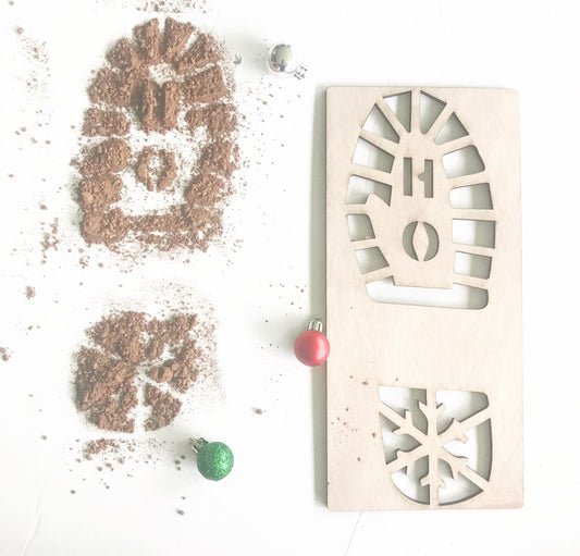 The Santa Footprint Stencil