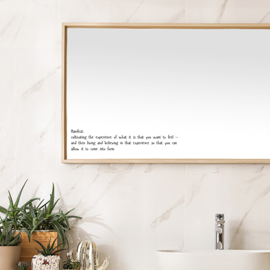 The Mirror Mantra Sticker