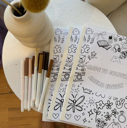 The Personalised Christmas Colouring Book
