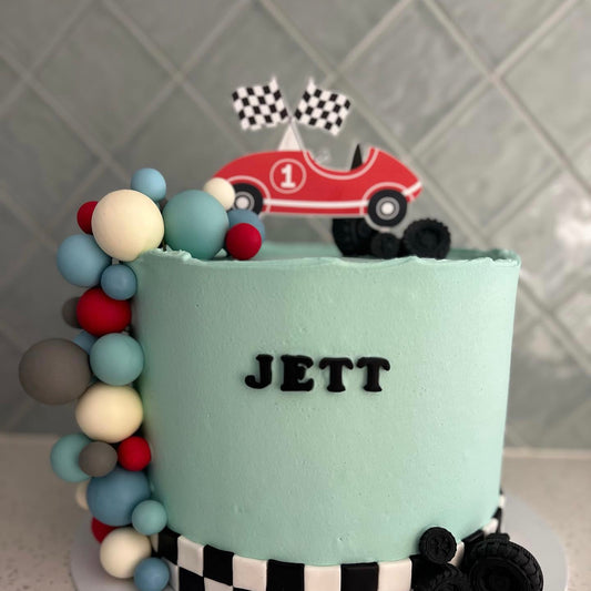 The Vinyl Overlay Cake Topper