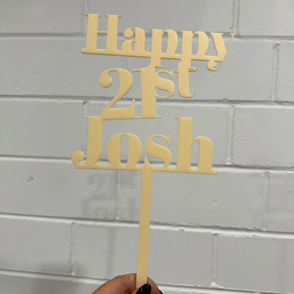 The Custom Cake Topper