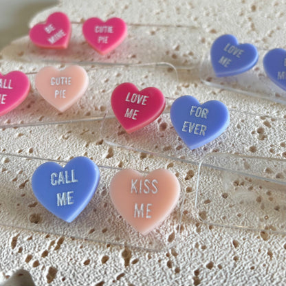 The Love Note Earring Set