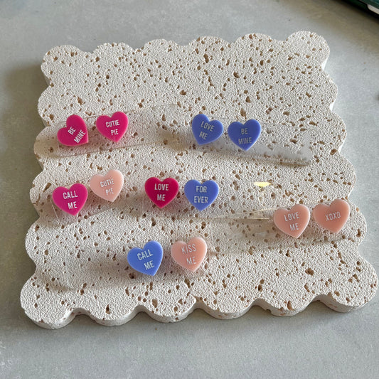 The Love Note Earring Set