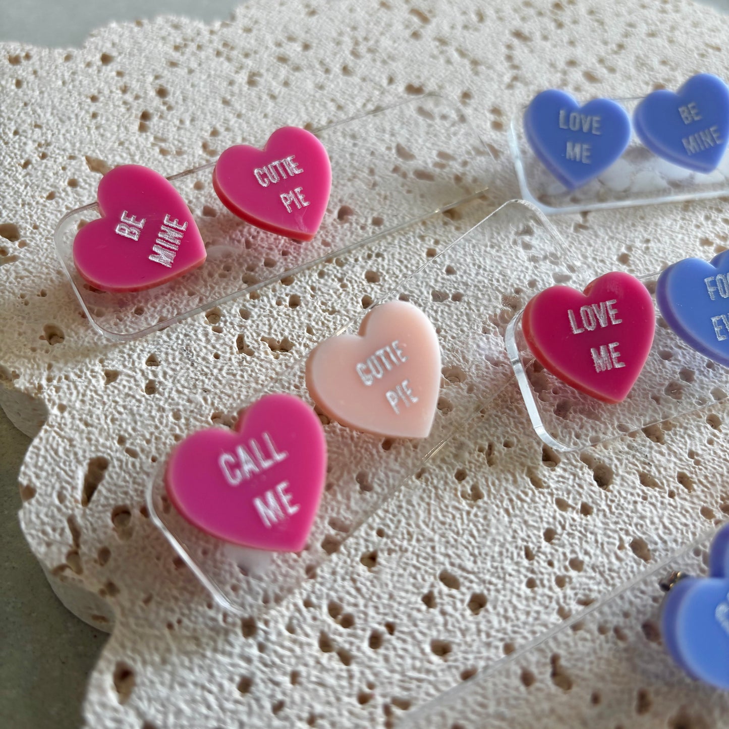 The Love Note Earring Set