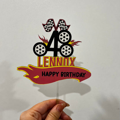 The Vinyl Overlay Cake Topper