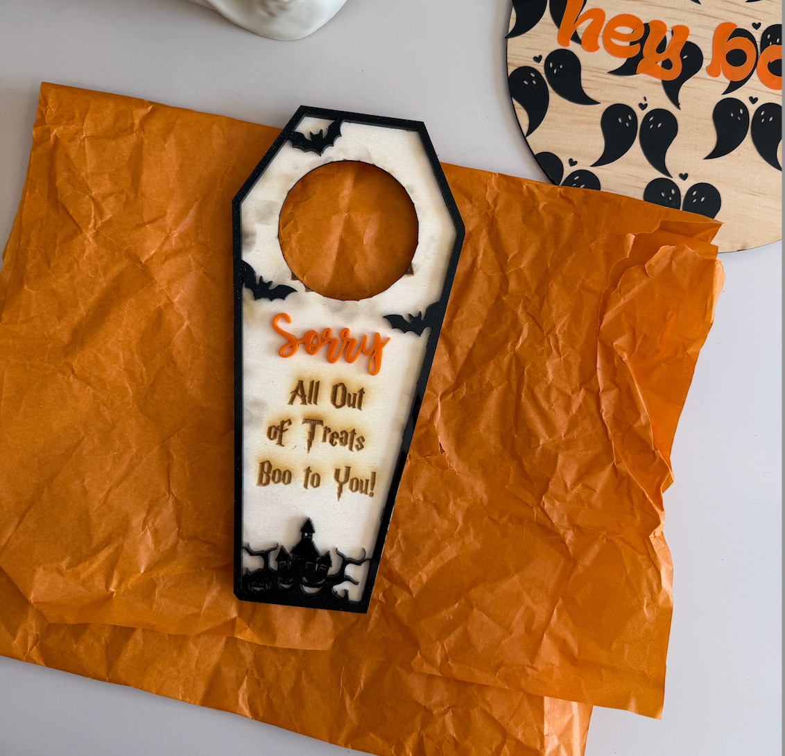 The Halloween Door Sign
