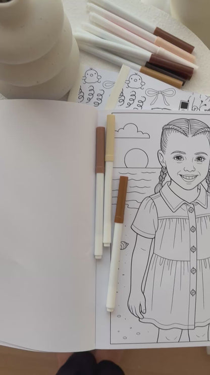 The Personalised Christmas Colouring Book