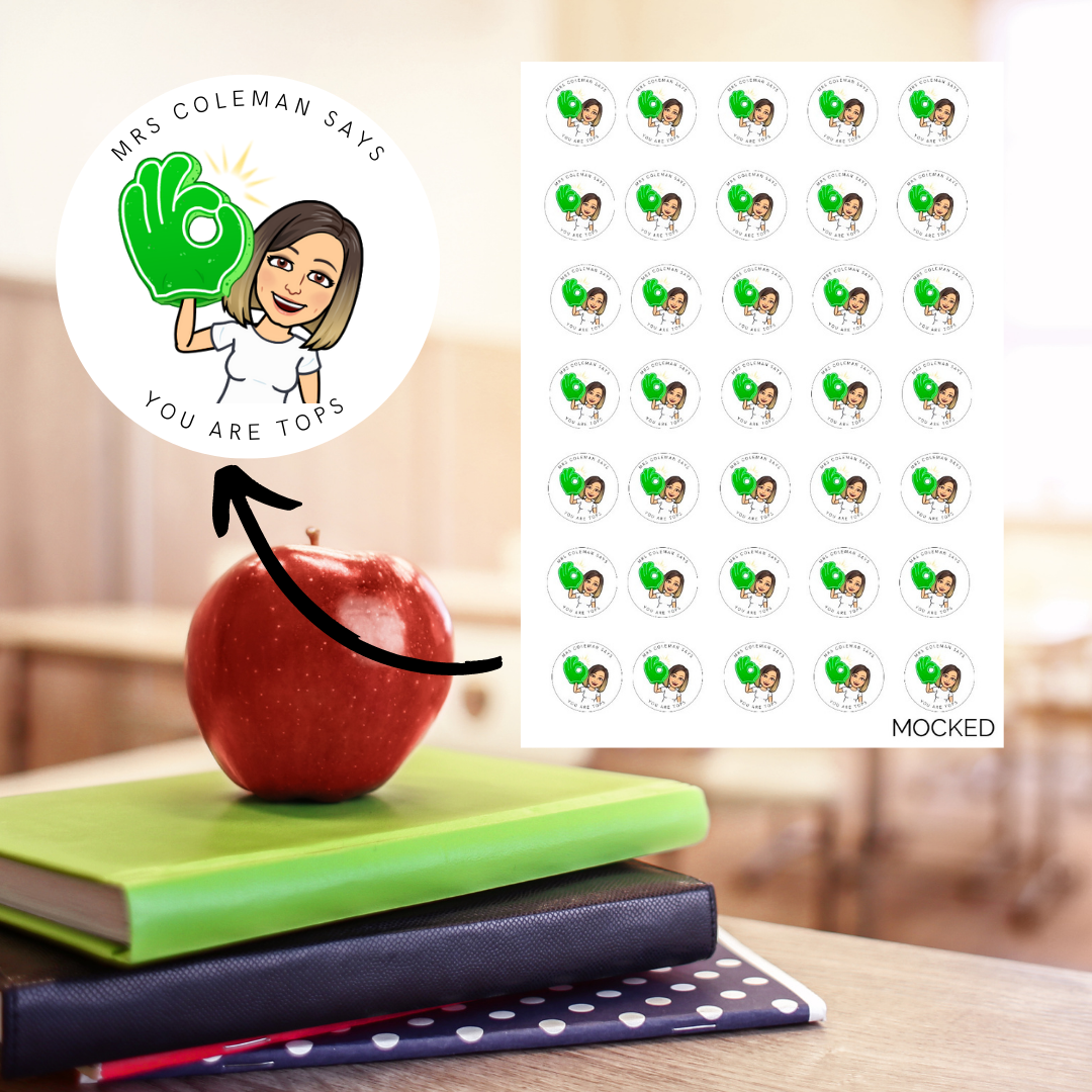 The Teacher Bitmoji Sticker