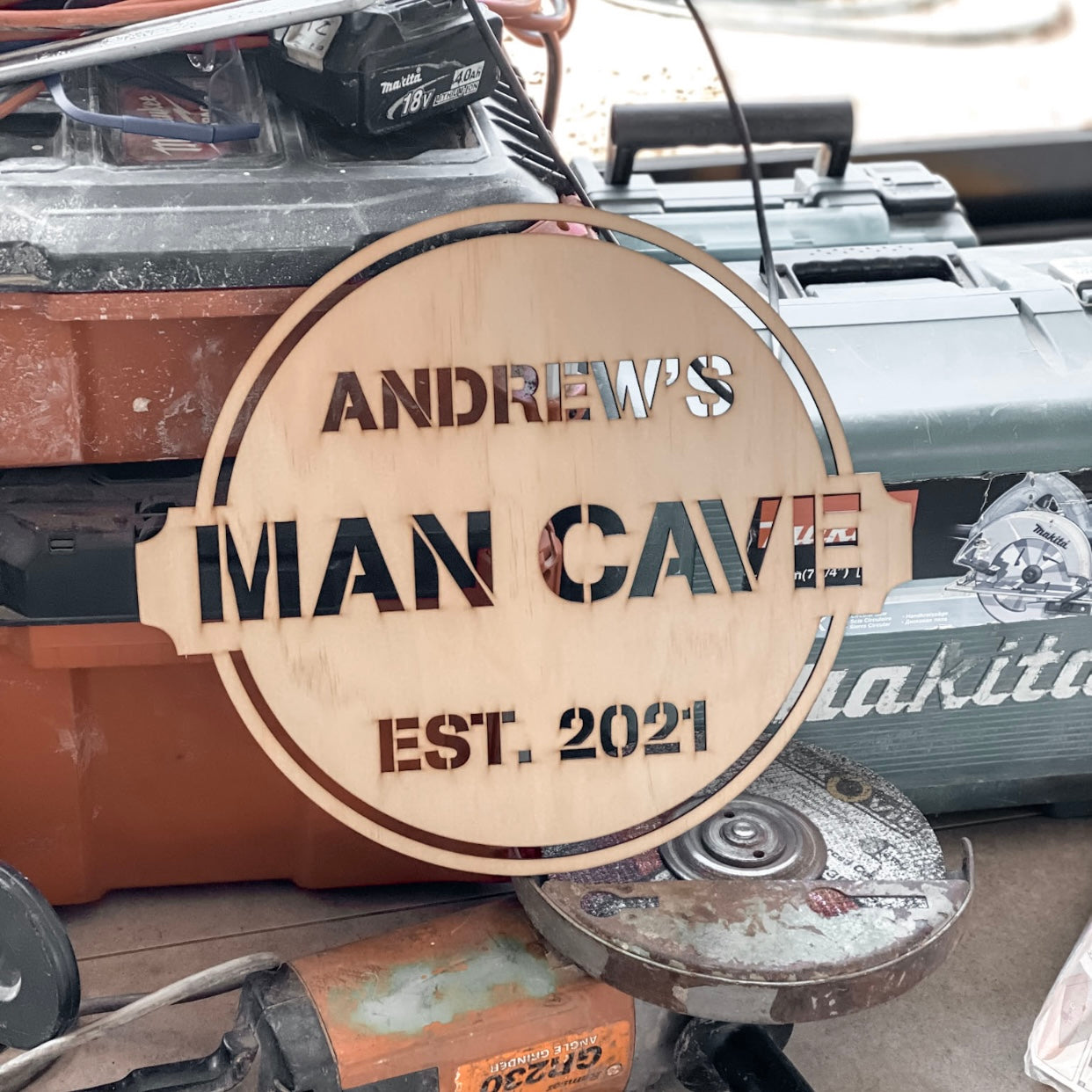 The Man Cave Plaque