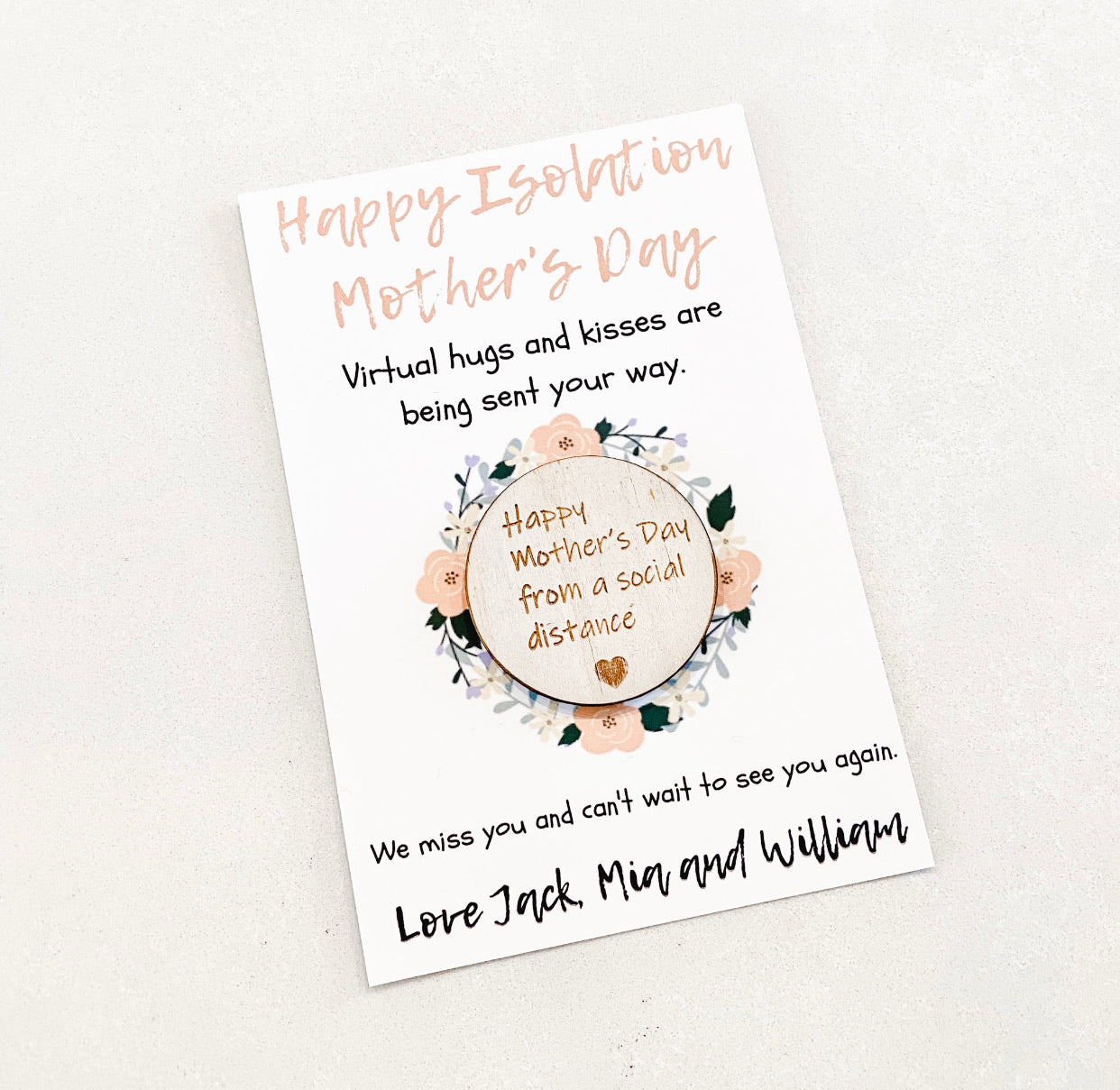 The Mother’s Day Isolation Card
