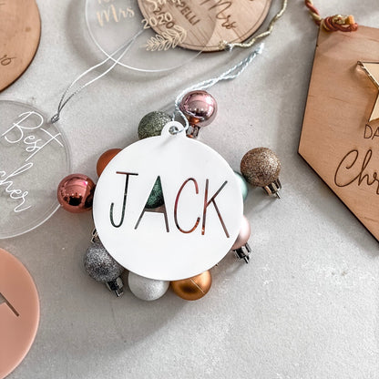 The Personalised Christmas Bauble